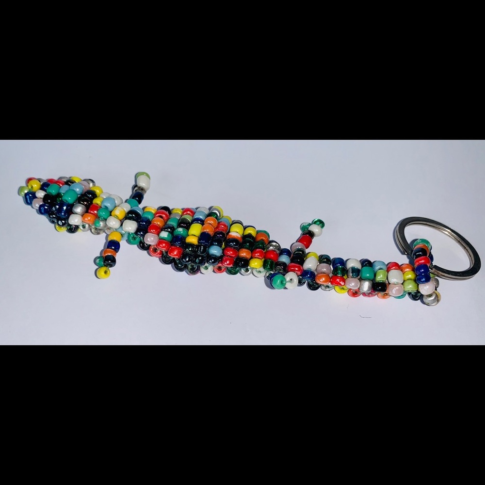 🐊 🔑 Beaded Alligator Keyring 🔑 🐊 - Picture 2 of 2